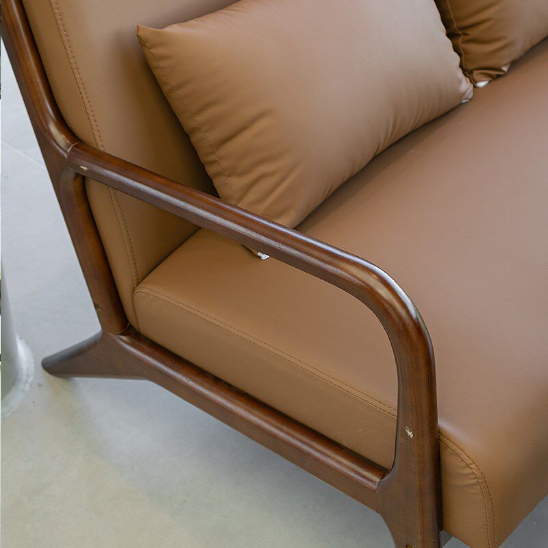 连锁奶茶店桌椅咖啡店馆休闲区实木沙发咖啡厅椅子阅读区卡座