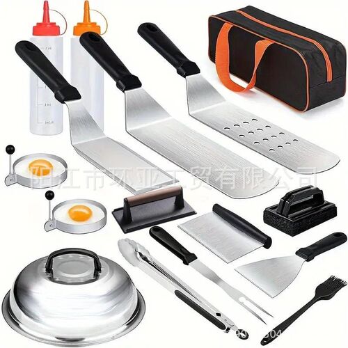 Fcm Outdoor Stainless Steel Barbecue Tool Set Frying Spatula