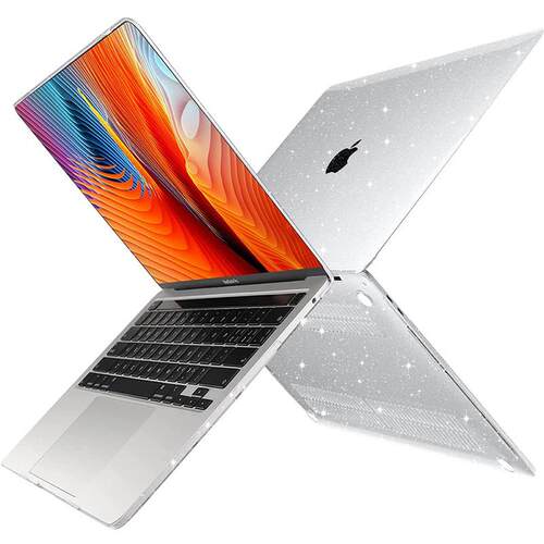 Luxury Glitter Crystal Clear Cases for Mac Book Air 13.3 M1