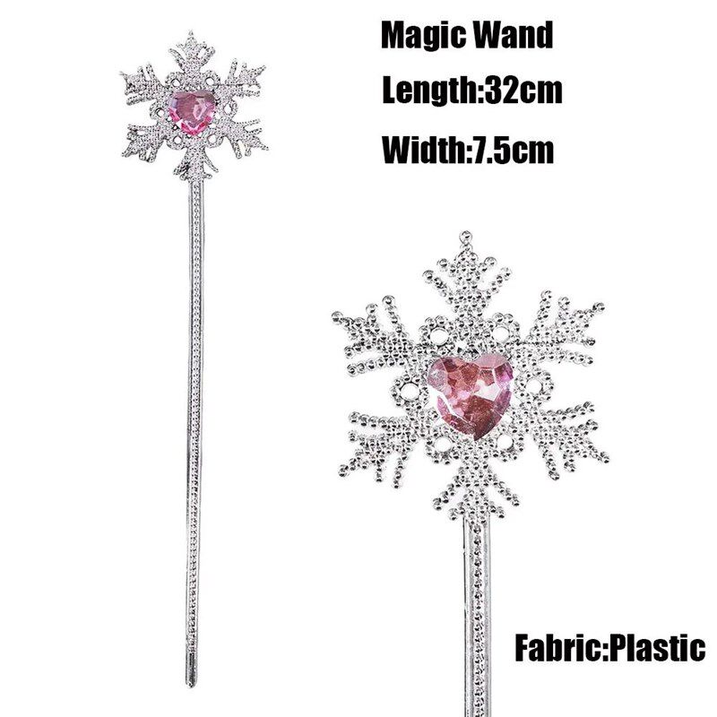 Wicked Glinda Cosplay Wand Diamond Crown Earrings Bags Props