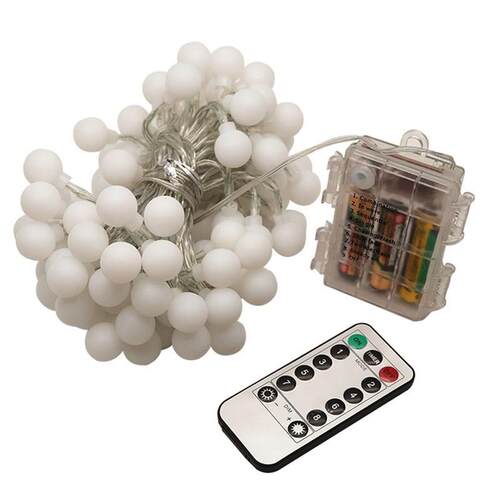 50 Balls Lights LED Fairy Garland Ball Light String Waterpr