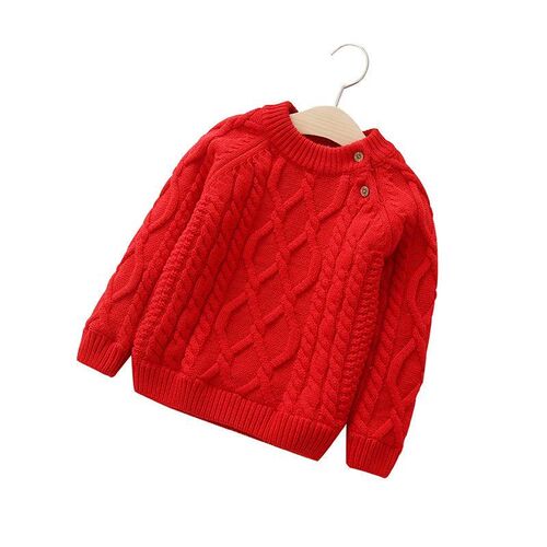 Autumn Winter Kids Baby Boys Girls Sweaters Cartoon Wool Pul