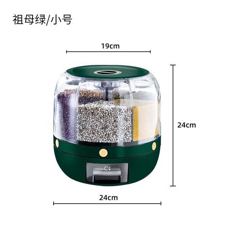 Rotatable Grain Storage Box Antiinsect Moistureproof Sealed