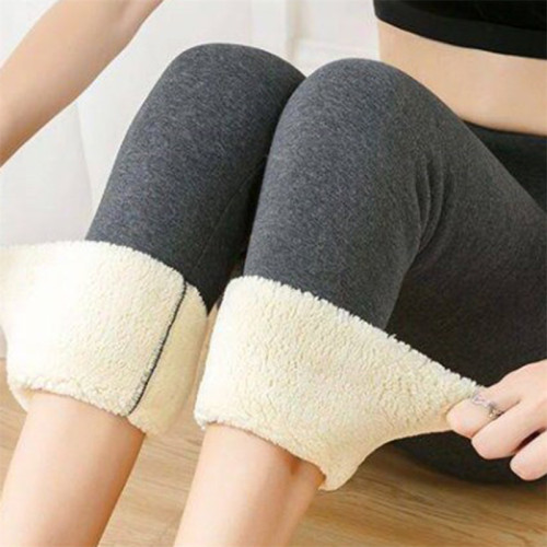 ASHEYWR Winter Women Leggings Velvet Warm Pants Hight Waist