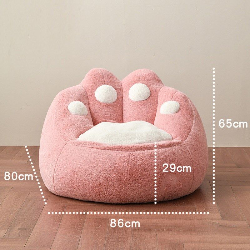 创意卡通懒人沙发猫爪儿童豆袋沙发靠背椅可爱卧室阳台地毯休闲椅,住宅家具,懒人沙发,淘宝优惠券,粉丝福利购,淘宝优惠卷