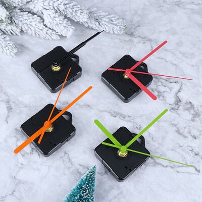 1 Set Silent Clock 4 Color Hands Quartz Wall Clock Mechanism