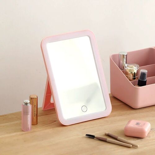 led makeup mirror Foldable portable desktop beauty mirror