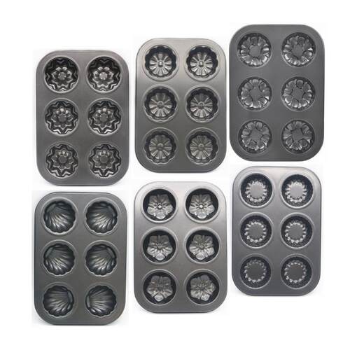Cupcake Baking Tray Mold Egg Tart Muffin Cake Round Mould 模