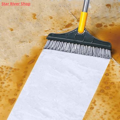 2 In 1 Magic Broom Mop Floor Cleaning Squeegee 120 Rotatin