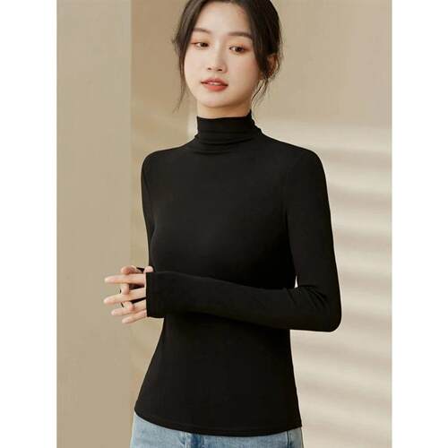 Half Turtleneck Modal Bottoming Shirt Women Autumn Winter Ne