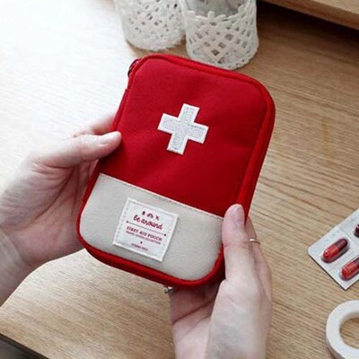 Mini Portable Medicine Bag Travel First Aid Kit Medicine Bag