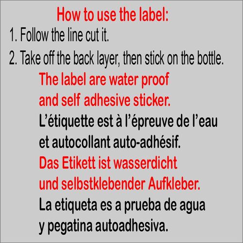 20pcs Personalized Bear Boy Baby Shower Water Bottle Wine C