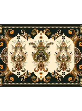 Persian living room carpet, hotel imitation cashmere carpet