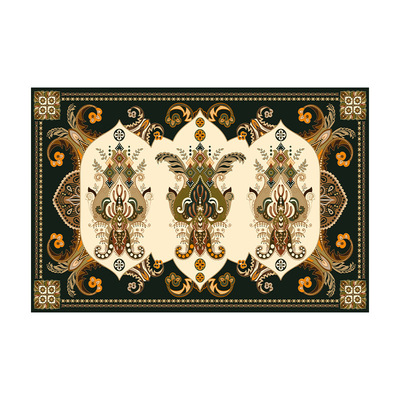 Persian living room carpet, hotel imitation cashmere carpet