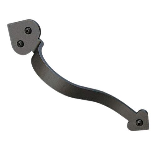9-1/8In Matte Black Side Mount Pull Handle for Sliding Barn