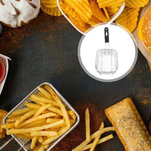 Deep Turkey Fryer Basket Stainless Steel Square French