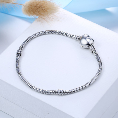 New Original Charm Bracelet Rose Gold Silver Color Alloy Sna