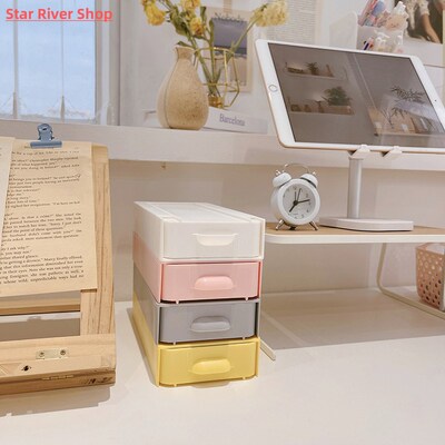 Plastic Drawer Hidden Storage Box Organizer Under-desk Drawe