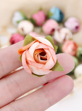 10/50PCs Rose Artificial Flowers Head Silk Fake Flowers For