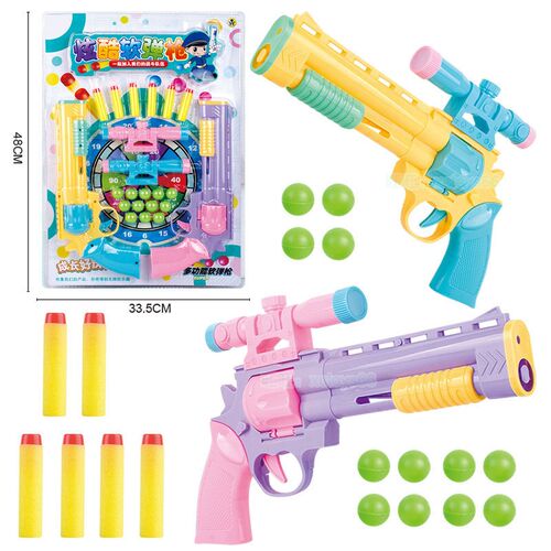Free shipping soft bullet gun, childrens indoor and outdoo