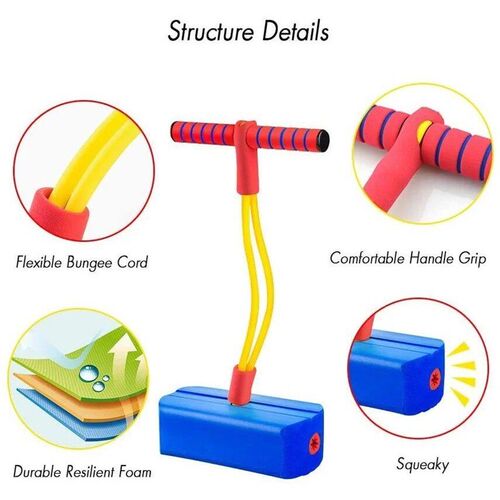 Gifts for 3+Old Boys Girls Foam Pogo Jumper for Kids Outdoor