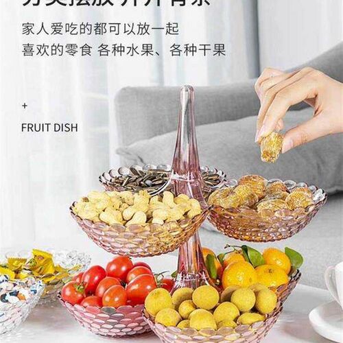 Multi - layer fruit tray creative snacks inventory rack