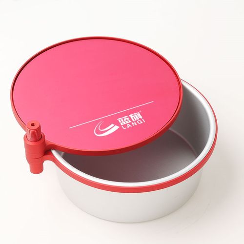 蓝旗全铝合金拉饵盘新款铝合金鱼饵开饵盆强磁分勾钓箱钓台通用