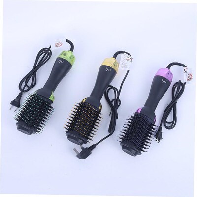 Hair dryer combo straight hair comb curler fluffy hair hot 1