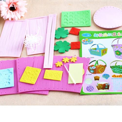 EVA Handmade Woven Paste Basket Childen Toy DIY Handicrafts