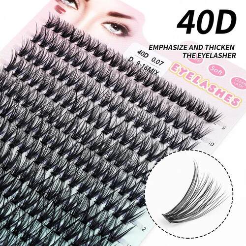 280 PCS Individual Lashes Cluster DIY Lash Clusters 10D 20D