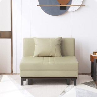 两用摺叠沙发牀地台沙发牀抽拉一米二无扶手1.2米人小户型阳台