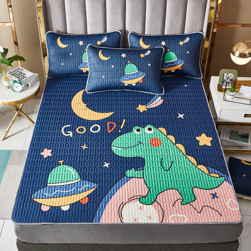 全包床笠防滑床夏季乳胶凉席儿童卡通冰凉席冰丝空调水洗软席子,床上用品,床笠,淘宝优惠券,粉丝福利购,淘宝优惠卷