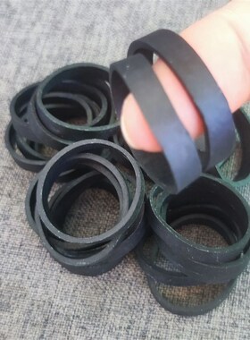 Black Rubber Band Elastic Rubber Bands Stretch Rubbe