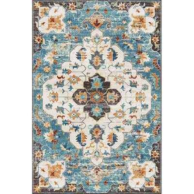 Turkish Persian ethnic style carpet printing living door mat