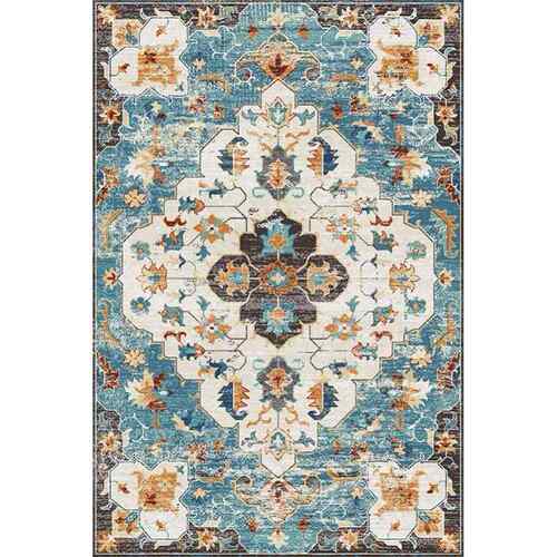 Turkish Persian ethnic style carpet printing living door mat