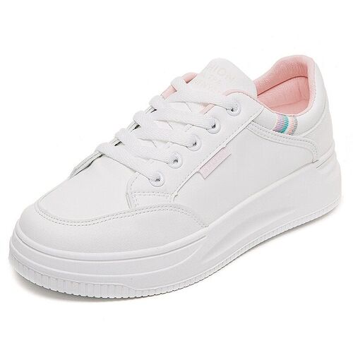 White Shoes Womens 2025 All-match Breathable Non-slip Board