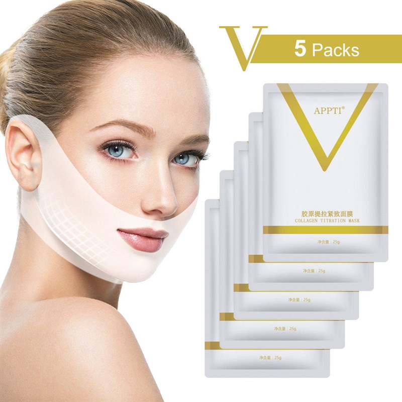4D Reduce Double Chin Tape V-line Face Lift Up Firming Slimm