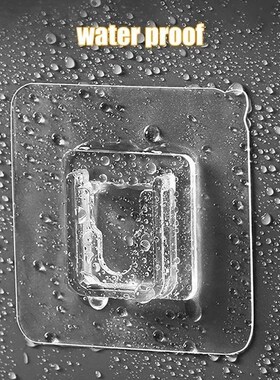 Double-Sided Adhesive Wall Hooks Hanger Strong Transparent S