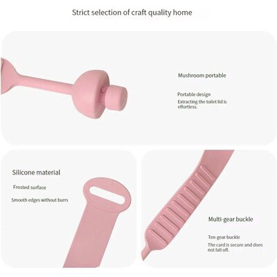 1/3/5Pcs Four Seasons Toilet Seat Lifter Multi-function Toil