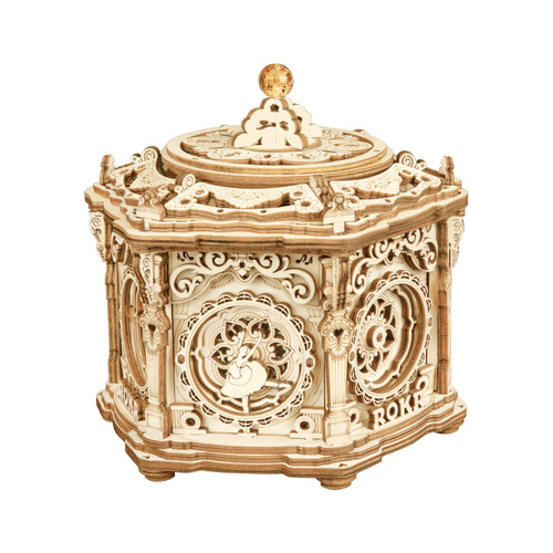 Robotime Rokr Music Box 3D Wooden Puzzle Game Assembly Model