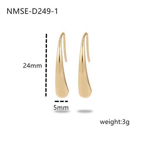 Korean Stainless Steel Nonfading Ear Hook Women Simple Indiv