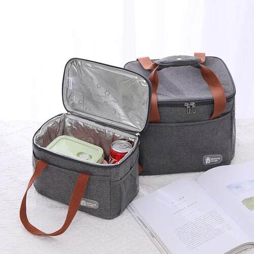 Large Capacity Thermal Insulation Lunch Bag Oxford Cloth Foo