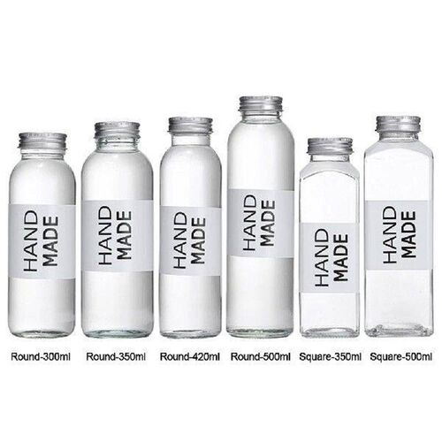 New 300-500ML Water Bottle Round Portable Milk Tea Cup Food