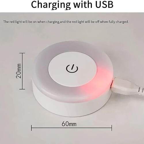 Led Light Portable USB Rechargeable Night Light for Living R