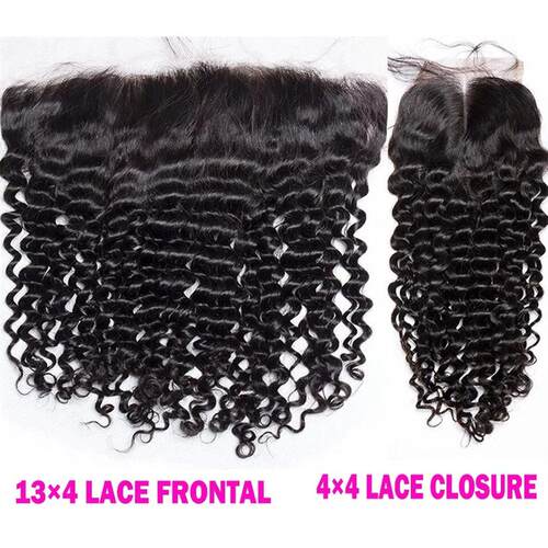 4x4 13x4 Transparent HD Lace Frontal Closure Straight Water