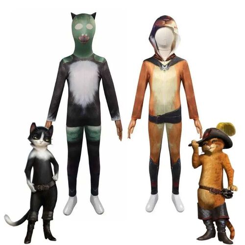 Children Cosplays Puss in Boots Sword Cosplay Costume Cat