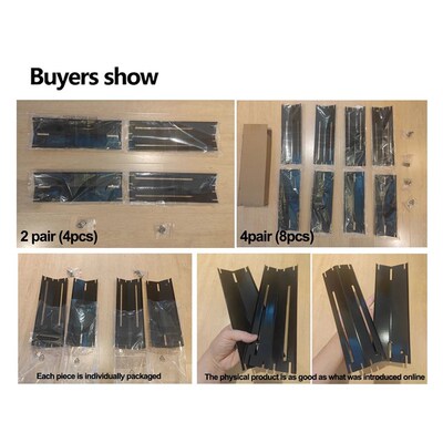 2/4 pair Adjustable Grill Heat Plate Shield Heat Tent Replac