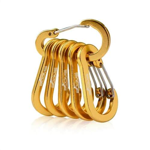 6/12pcs Multifunction Small Carabiner Clips Outdoor Camping