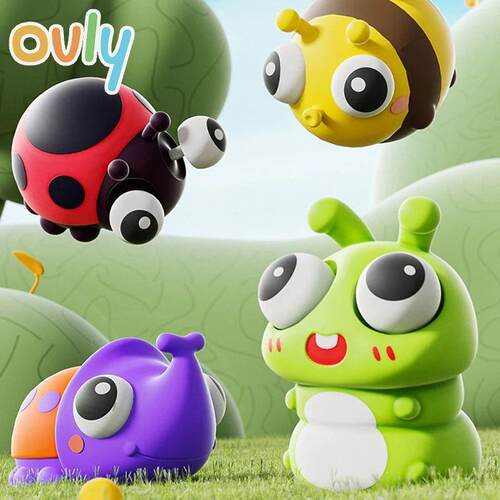 Novelty Sss Relief Toys with Pop Out Eyes Insects Kneading S