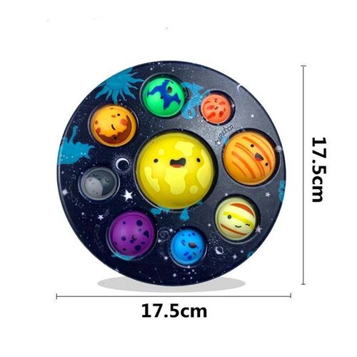 Baby Sensory Simple Dimple Planet  Push Bubble Fidget Toy Au